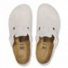 Birkenstock Boston Suède Antique White