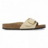 Birkenstock Madrid Big Buckle Cuir nubuck Ecru