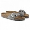 Birkenstock Madrid Big Buckle Cuir nubuck Dove Gray