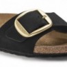 Birkenstock Madrid Big Buckle Cuir nubuck Noir