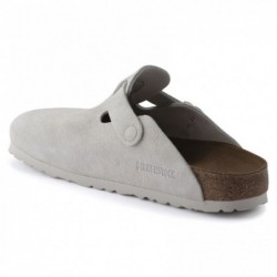 Birkenstock Boston Suède Antique White