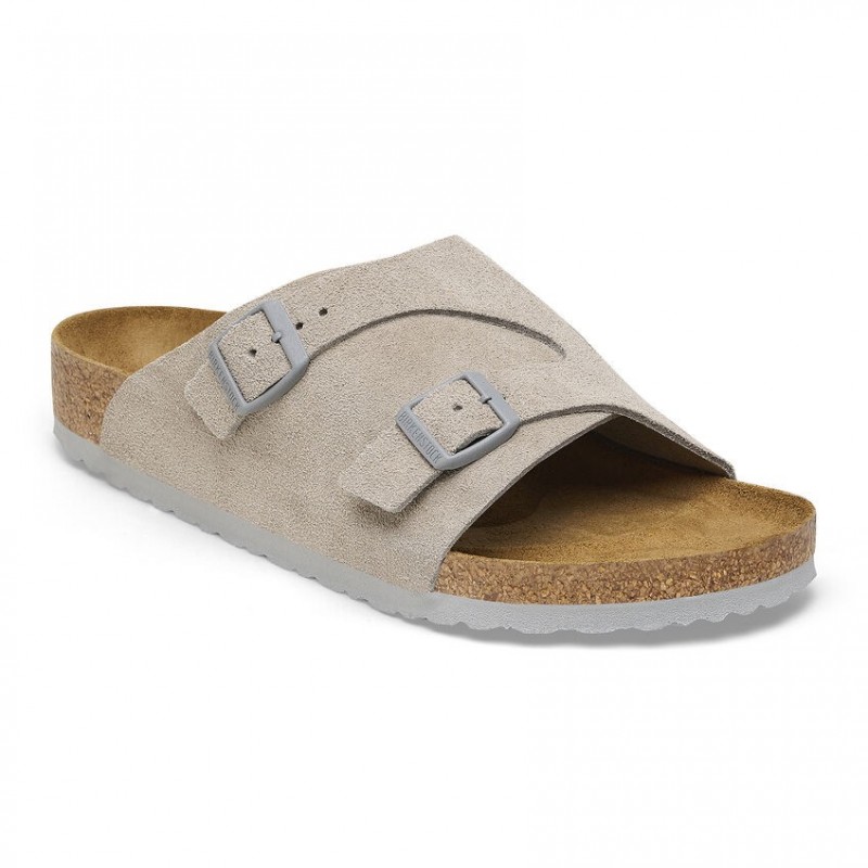 Birkenstock Zürich Suède Stone Coin