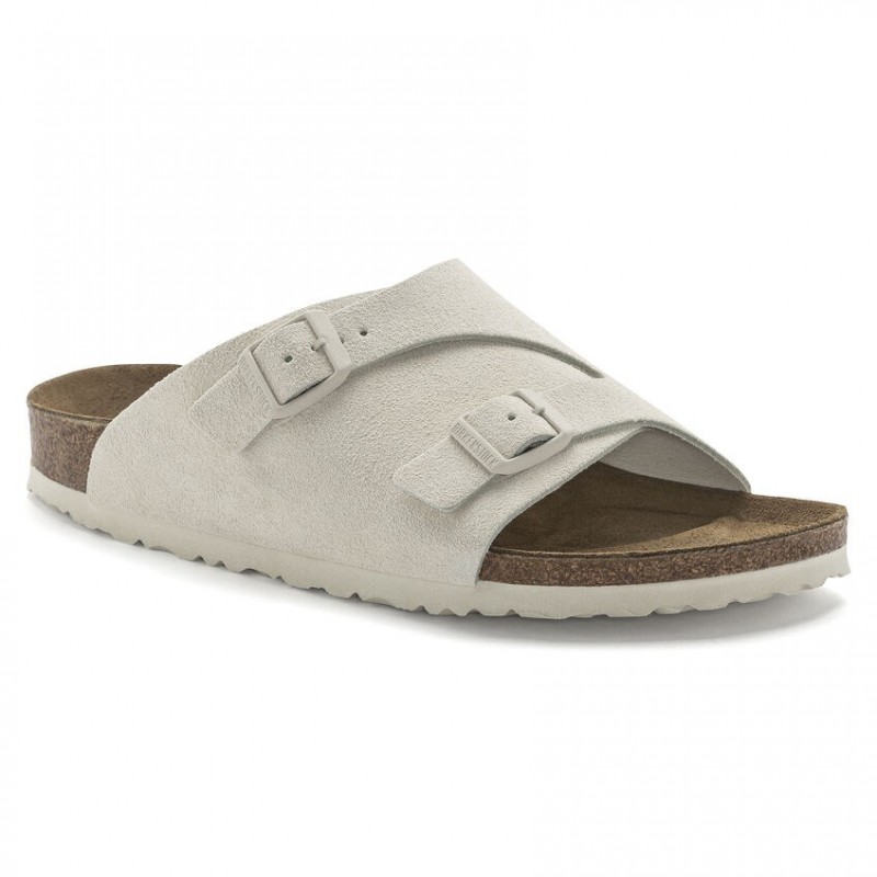 Birkenstock Zürich Suède Antique White