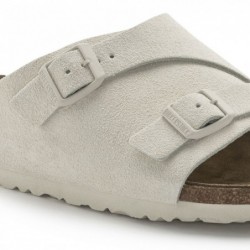 Birkenstock Zürich Suède Antique White