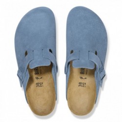 Birkenstock Boston Suède Elemental Blue